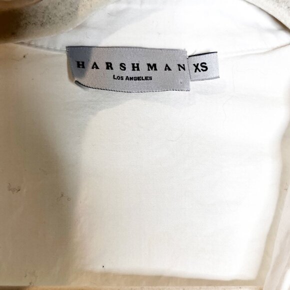 Harshman | Violetta White Button Down Bow Sleeve Shirt - Picture 4 of 5